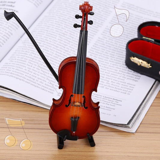 -50% 🎄 Ornement Mini Violon Modèle – Détails Exquis, Idéal comme Cadeau de Diplômé & Décoration de Fêtes ✨📦