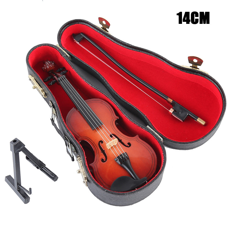 -50% 🎄 Ornement Mini Violon Modèle – Détails Exquis, Idéal comme Cadeau de Diplômé & Décoration de Fêtes ✨📦
