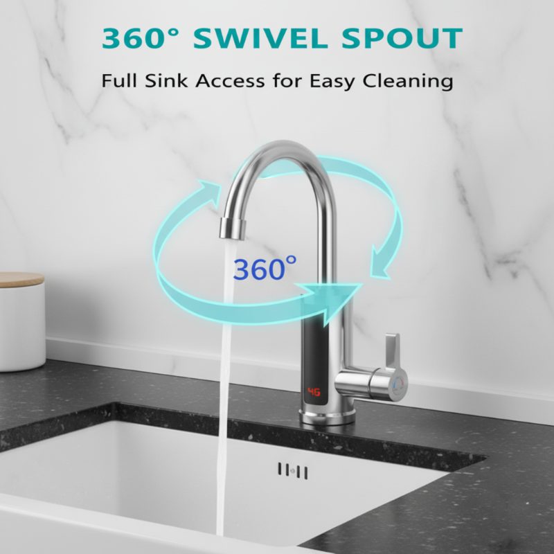 Robinet de chauffe-eau instantané sans réservoir