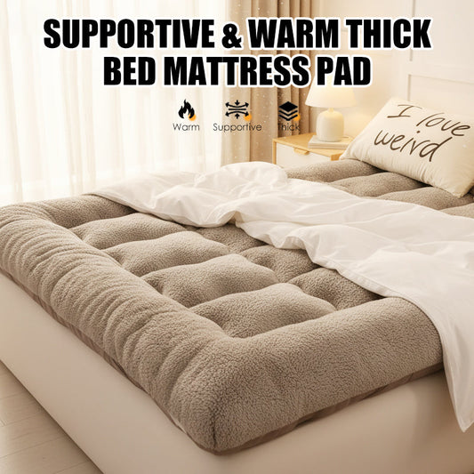 📢📢50% de réduction ! ⏰Surmatelas Épais et Chaud - Confort Ergonomique, Housse Respirante, Strapes Anti-Glisse ❄️🛏️