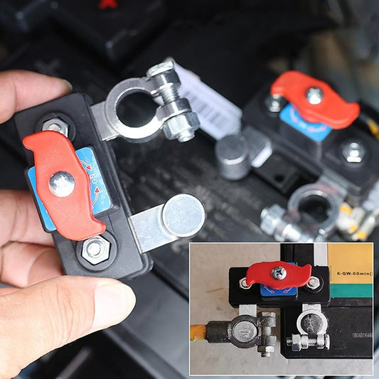 🔥 60% DE RÉDUCTION ! ✨ Interrupteur de Déconnexion Batterie Voiture - 12V-24V Compatible, Coque Ignifuge, Urgence et Maintenance ⚡🚘