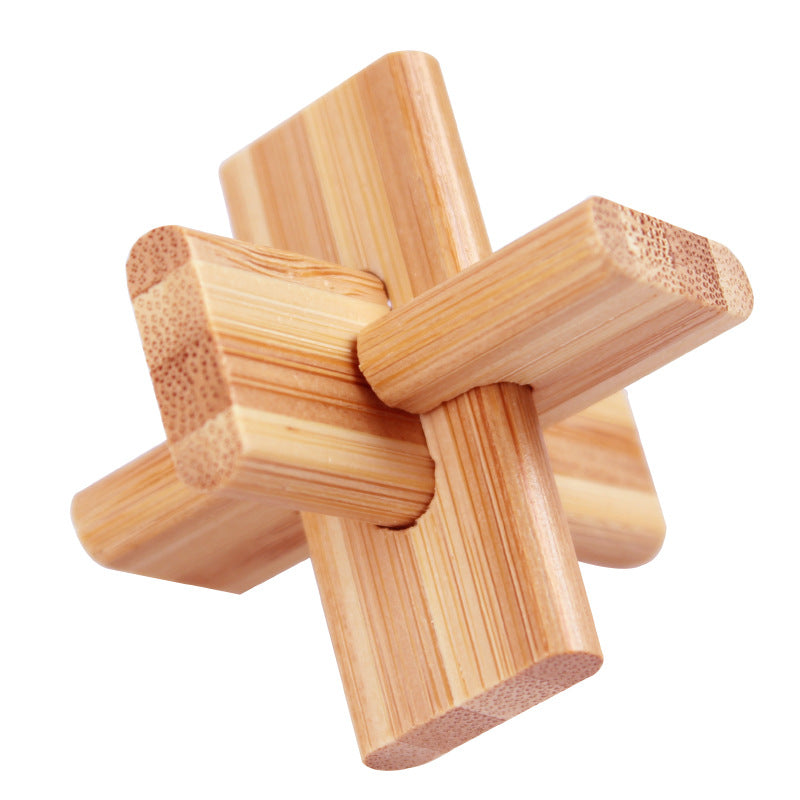🔥 50% DE RÉDUCTION ! ✨ Casse-Tête en Bois Luban Lock - Stimule l'Intelligence Spatiale, Conception en Bois Naturel, Jeu Éducatif Familial 🧩🤲