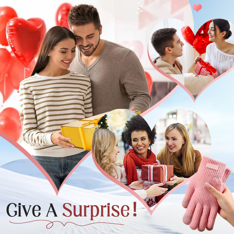 💖50% de réduction💖Gants Tactiles Chauds en Tricot Thermique