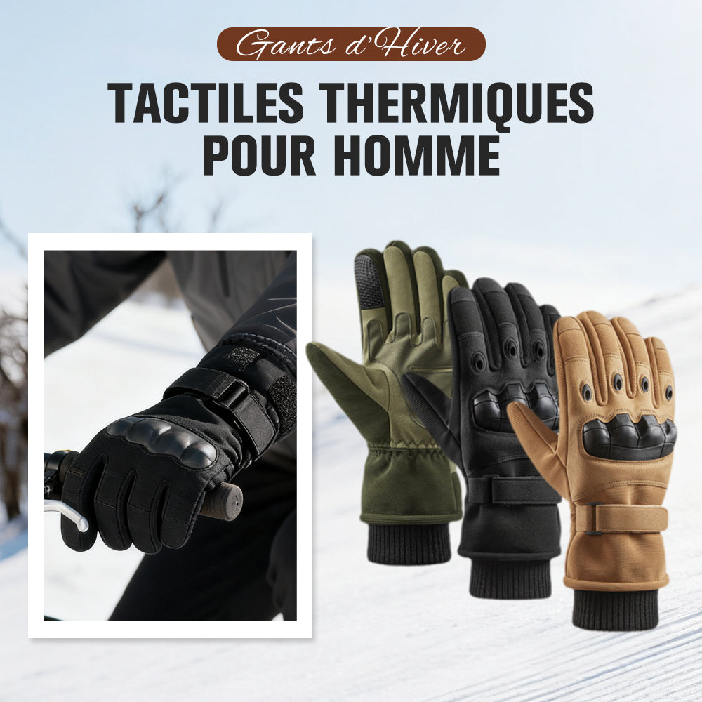 📱 Gants d'hiver tactiles - 50 % DE RÉDUCTION ! 🔥 Ressentez la chaleur, ressentez les économies ! 50 % de réduction sur ces gants thermiques. Stock limité ! ⏳