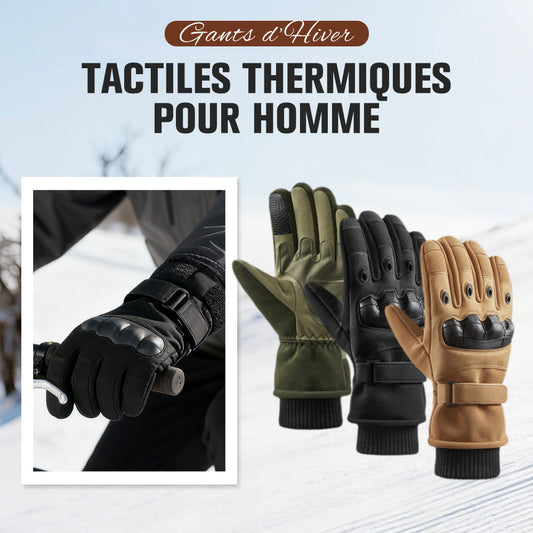 📱 Gants d'hiver tactiles - 50 % DE RÉDUCTION ! 🔥 Ressentez la chaleur, ressentez les économies ! 50 % de réduction sur ces gants thermiques. Stock limité ! ⏳