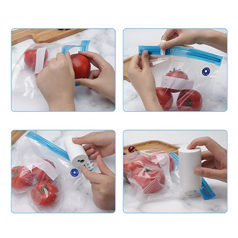 Conservez vos aliments frais 5 fois plus longtemps ! 🍓✨ Cette machine à emballer sous vide électrique portable préserve la fraîcheur où que vous soyez. Conservez la saveur et réduisez le gaspillage sans effort. 🍖