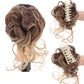 Morceau de cheveux chignon désordonné, postiche queue de cheval chignon bouclé ondulé pour un usage quotidien