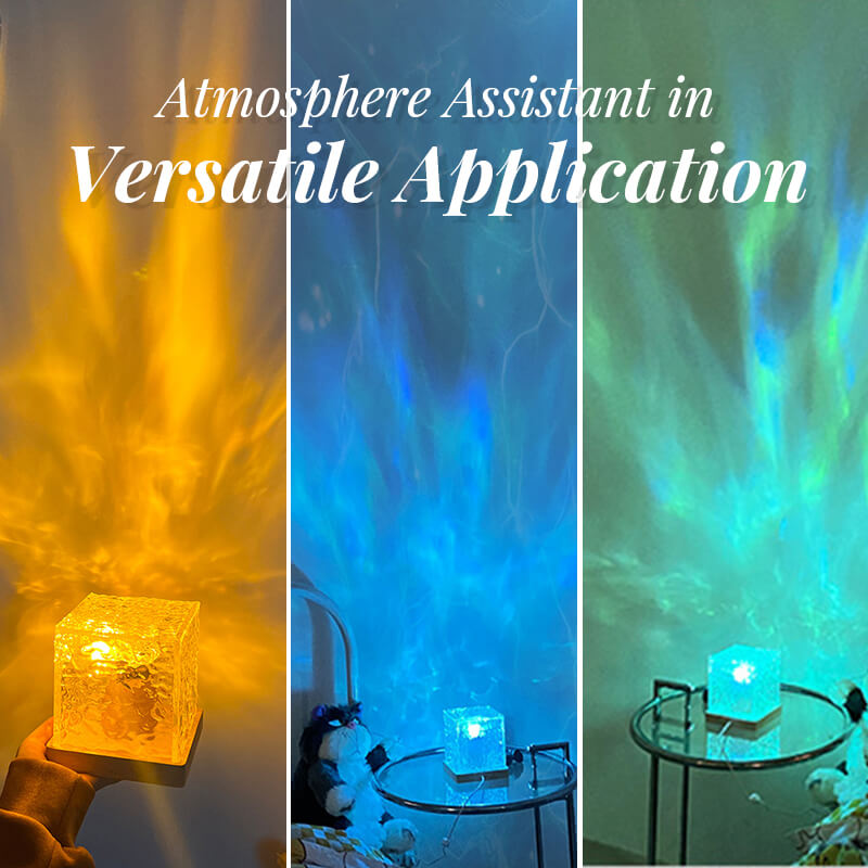 🔈🔈60% de réduction🎁Veilleuse Ondulations de l'eau Aurores boréales