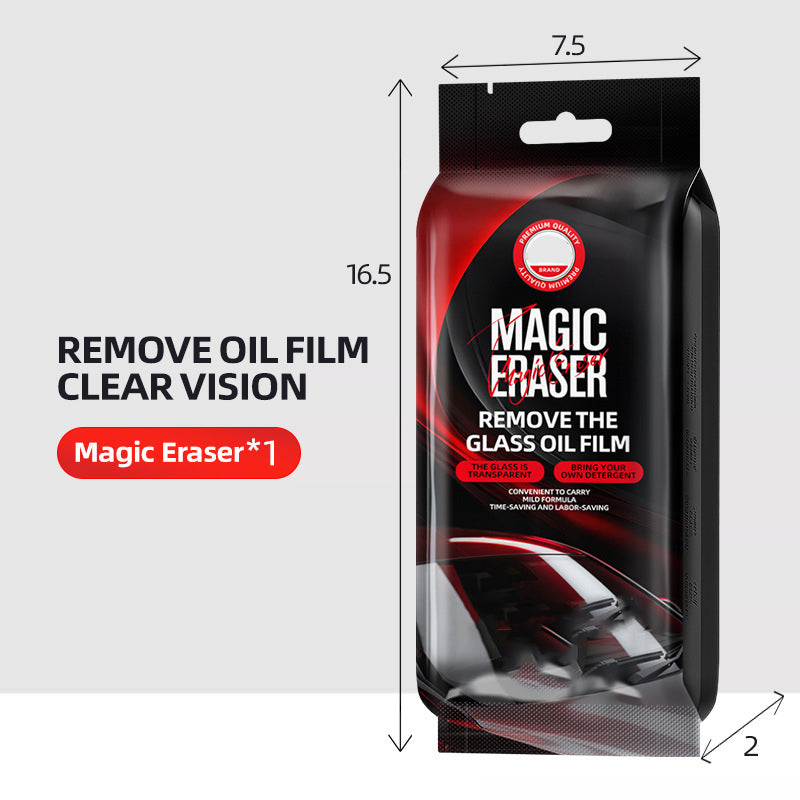 ✨ Éponge Magique pour Vitres de Voiture – Élimine en un seul geste films d’huile et traces d’eau ! Meilleure visibilité la nuit, formule douce pH 7 !