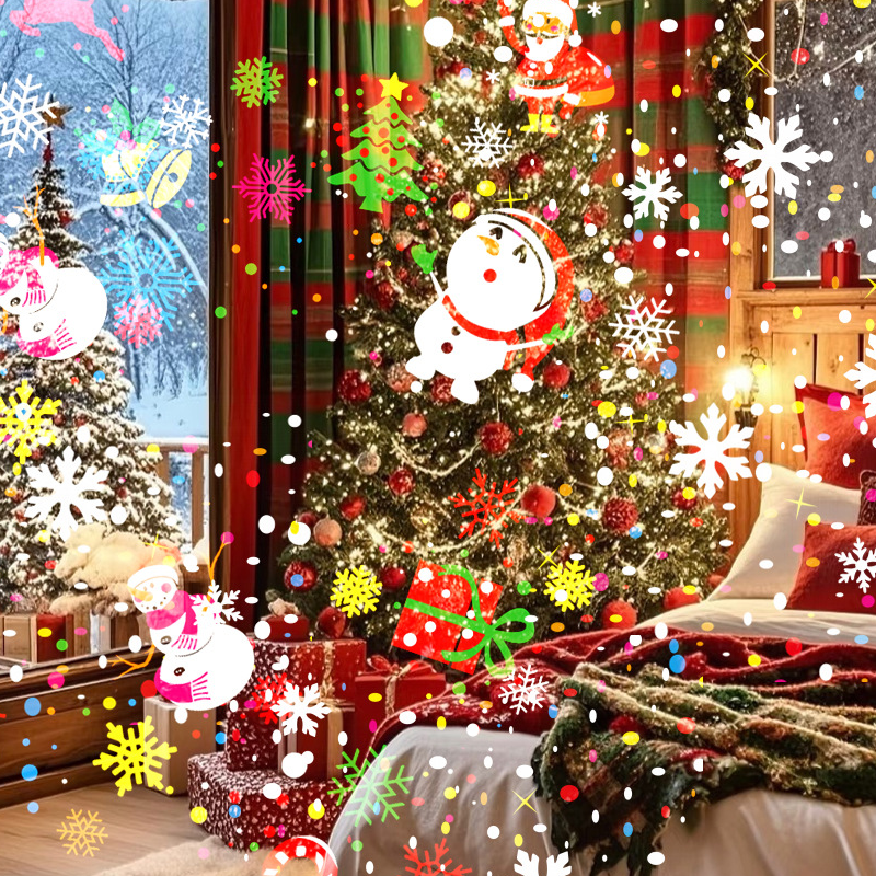 ⏰Offre spéciale Noël ! 🎁✨Projecteur LED USB avec motifs de Noël