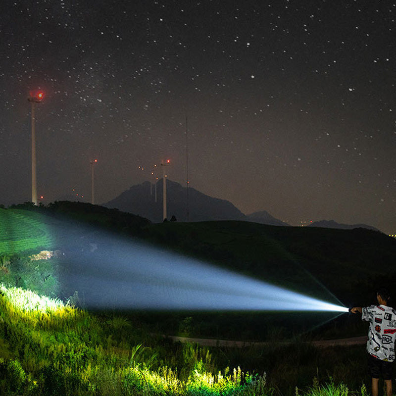 Lampe torche rétractable à lumière LED puissante