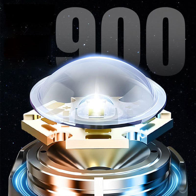 Lampe torche rétractable à lumière LED puissante