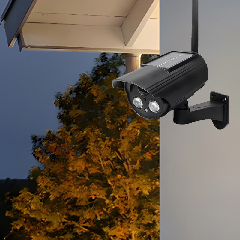Caméra de sécurité factice à énergie solaire