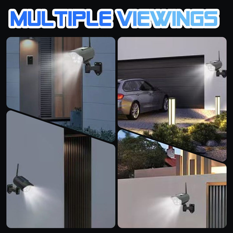 Caméra de sécurité factice à énergie solaire