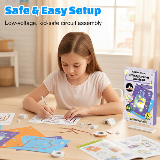Kit de circuits magiques en papier à monter soi-même