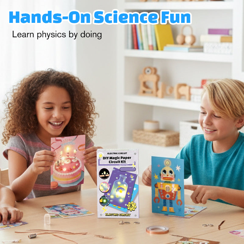 Kit de circuits magiques en papier à monter soi-même