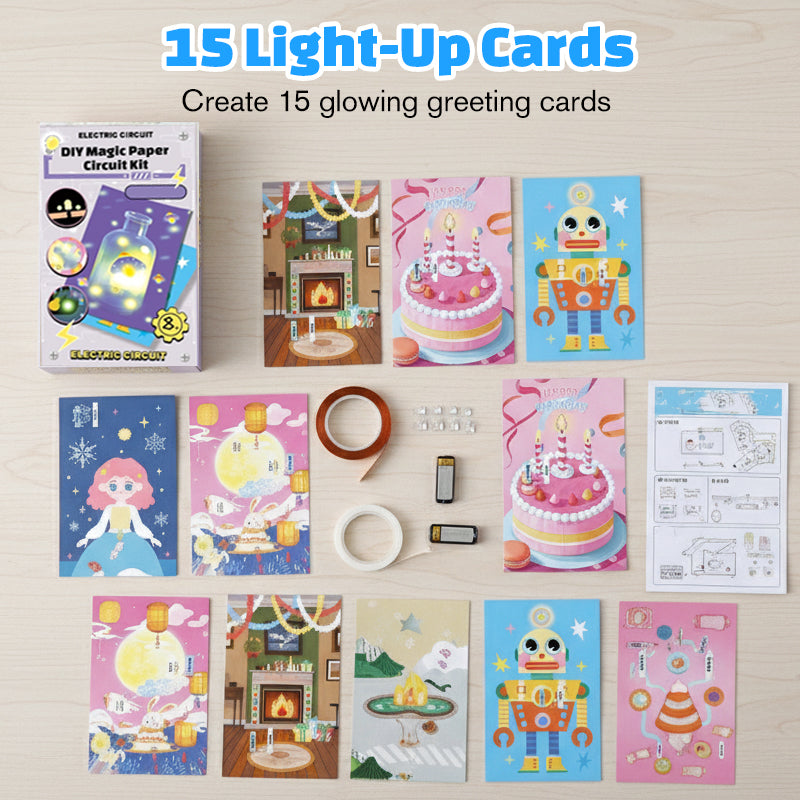 Kit de circuits magiques en papier à monter soi-même