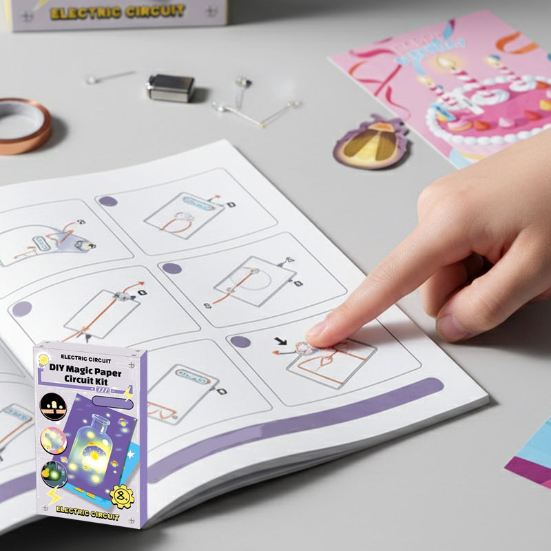 Kit de circuits magiques en papier à monter soi-même