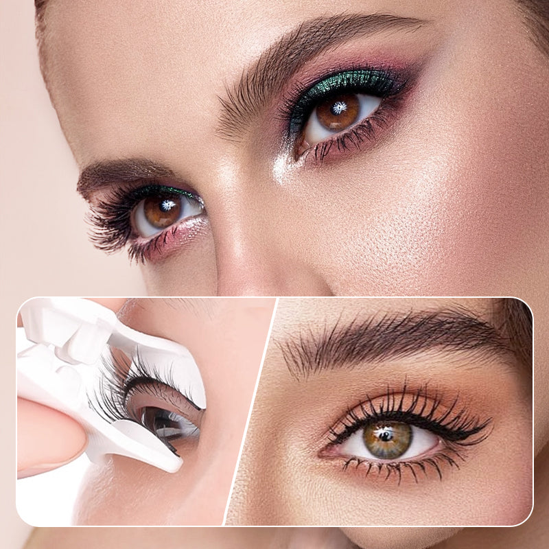 Kit de cils magnétiques réutilisables naturels avec étui