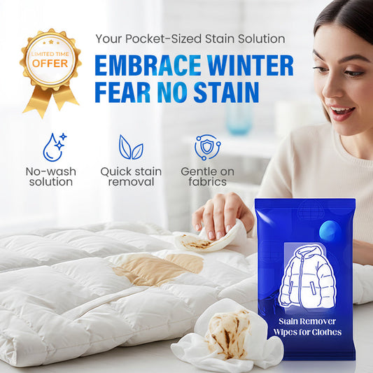 Lingettes détachantes pour vêtements