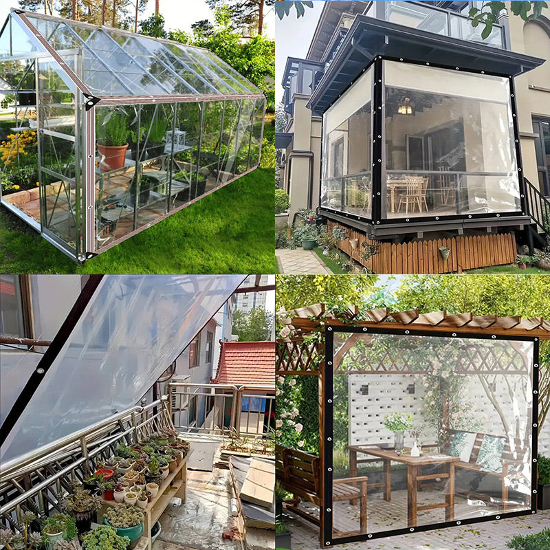 Bâche isolante transparente imperméable à usage intensif