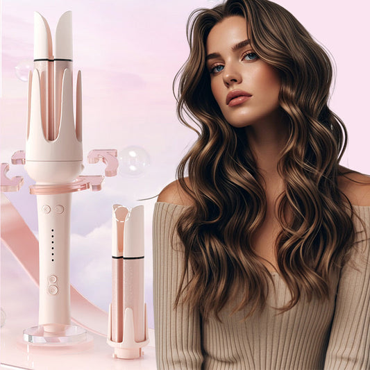 Peigne lisseur et fer à friser 5 en 1