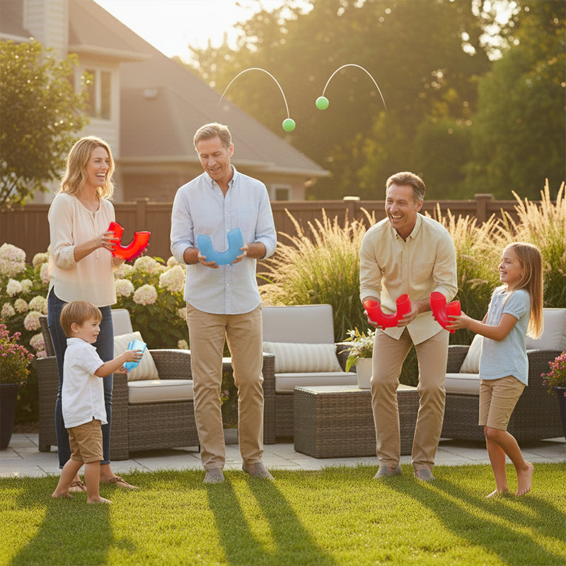 Jeu d'adresse Pindaloo avec 3 balles