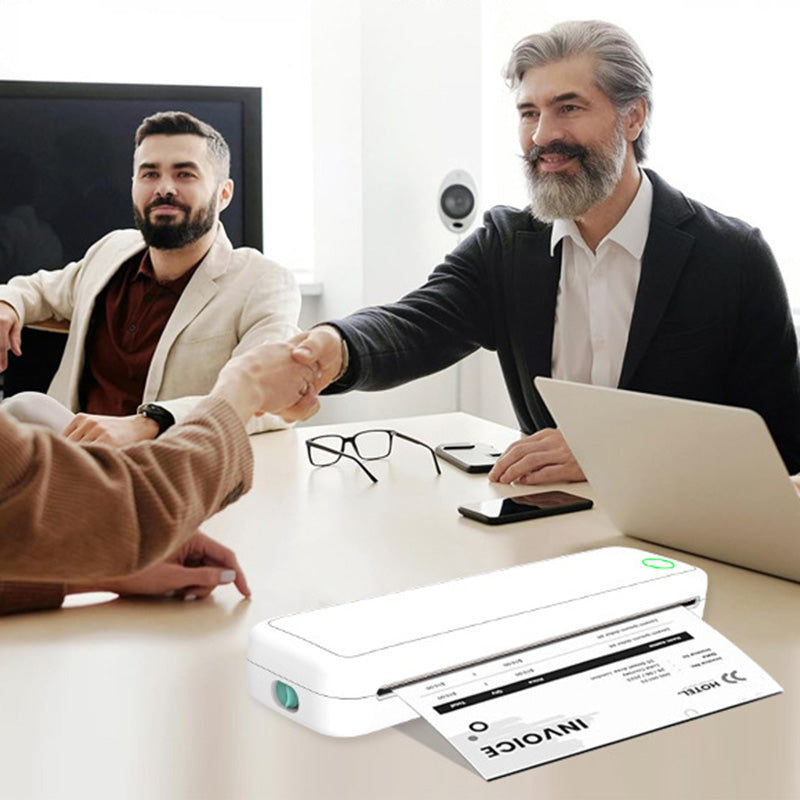 Mini imprimante thermique sans fil A4 avec papier