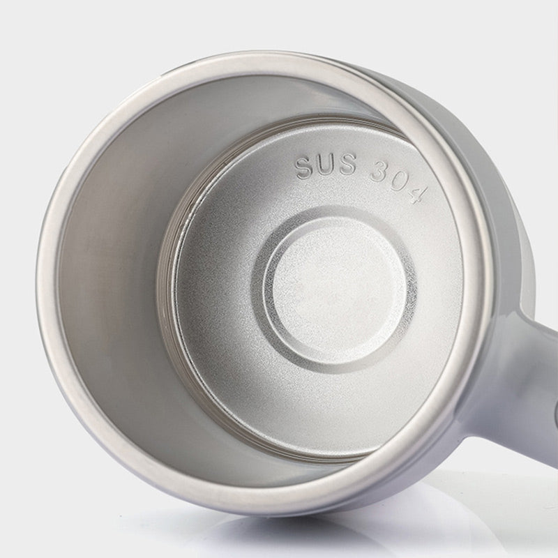 Tasse à café à agitation magnétique automatique avec couvercle