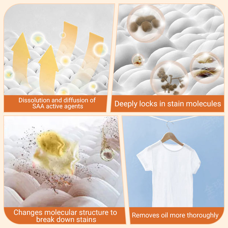 Dissolvant d'huile et de taches pour vêtements