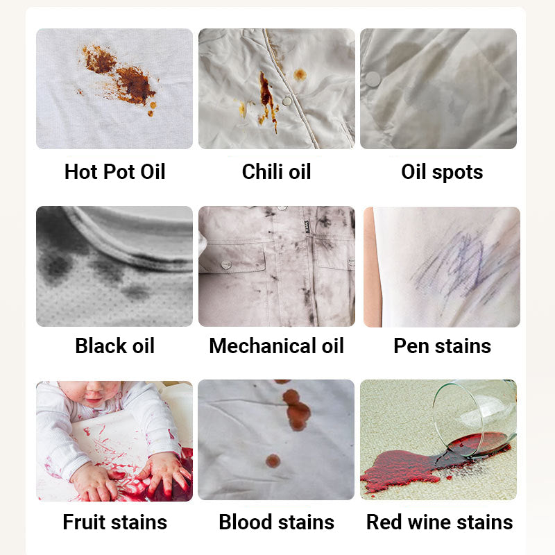 Dissolvant d'huile et de taches pour vêtements