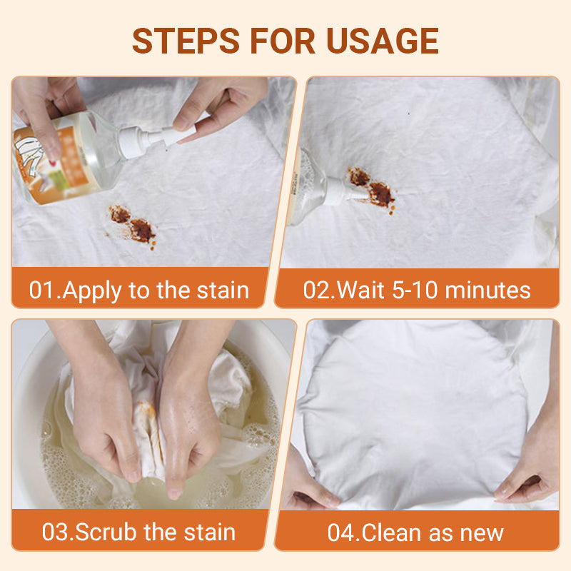 Dissolvant d'huile et de taches pour vêtements