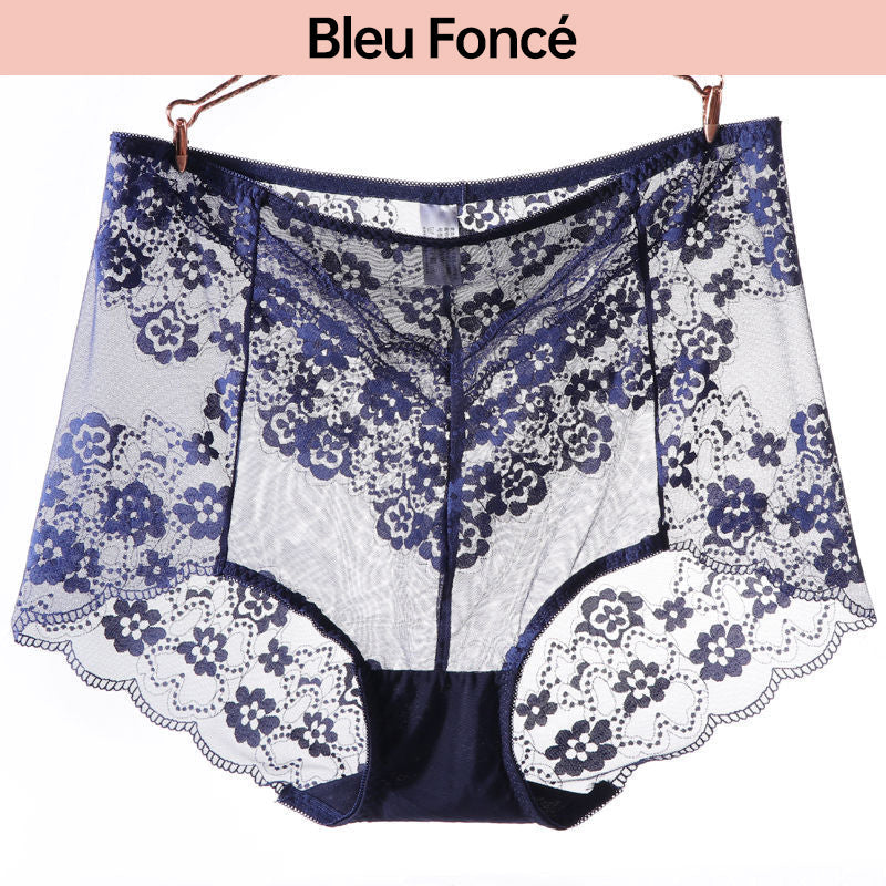 Culotte Respirante Sexy en Dentelle de Grande Taille
