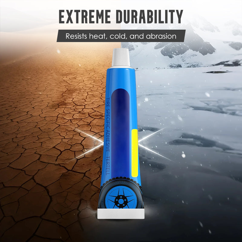 Colle noire pour réparer les pneus, pour coller les flancs