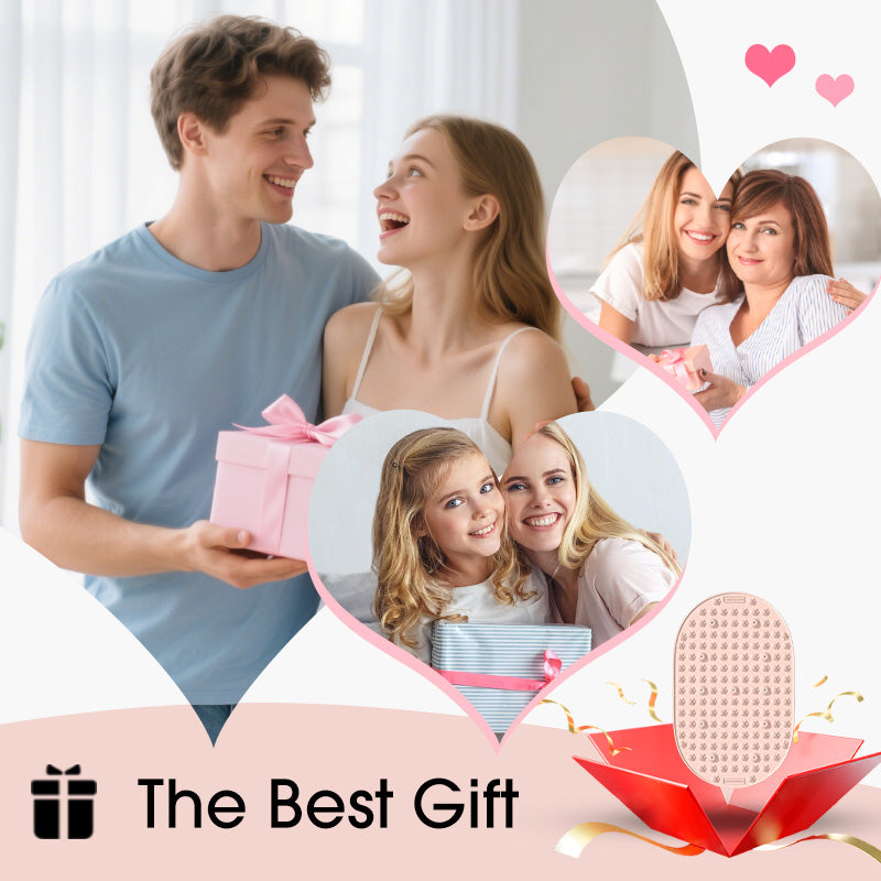 Tapis d'acupression pour massage des pieds 75 x 45 cm