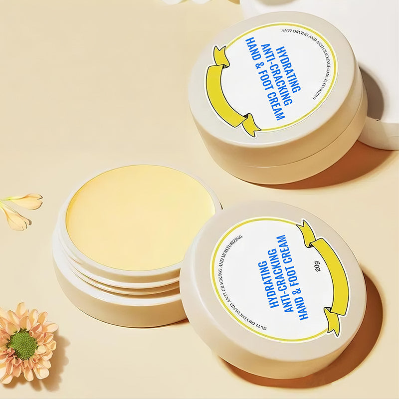 Crème hydratante anti-gerçures pour les mains et les pieds