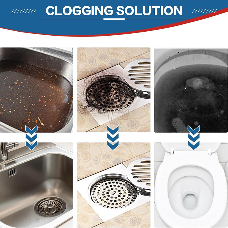 Agent multifonctionnel pour le dragage des canalisations de cuisine