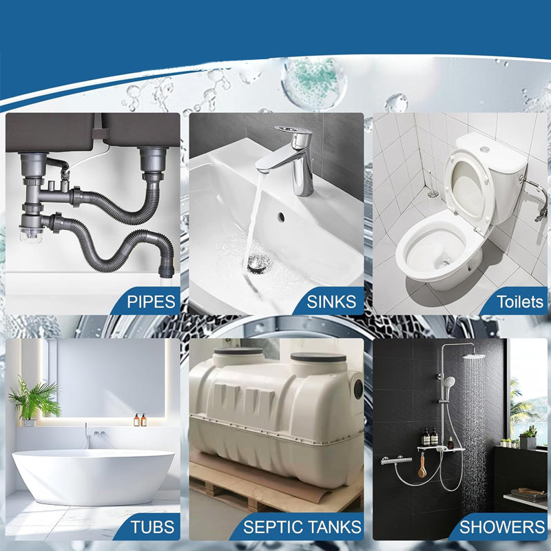 Agent multifonctionnel pour le dragage des canalisations de cuisine