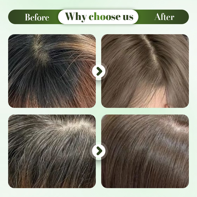 Crème colorante végétale pour cheveux à grande capacité