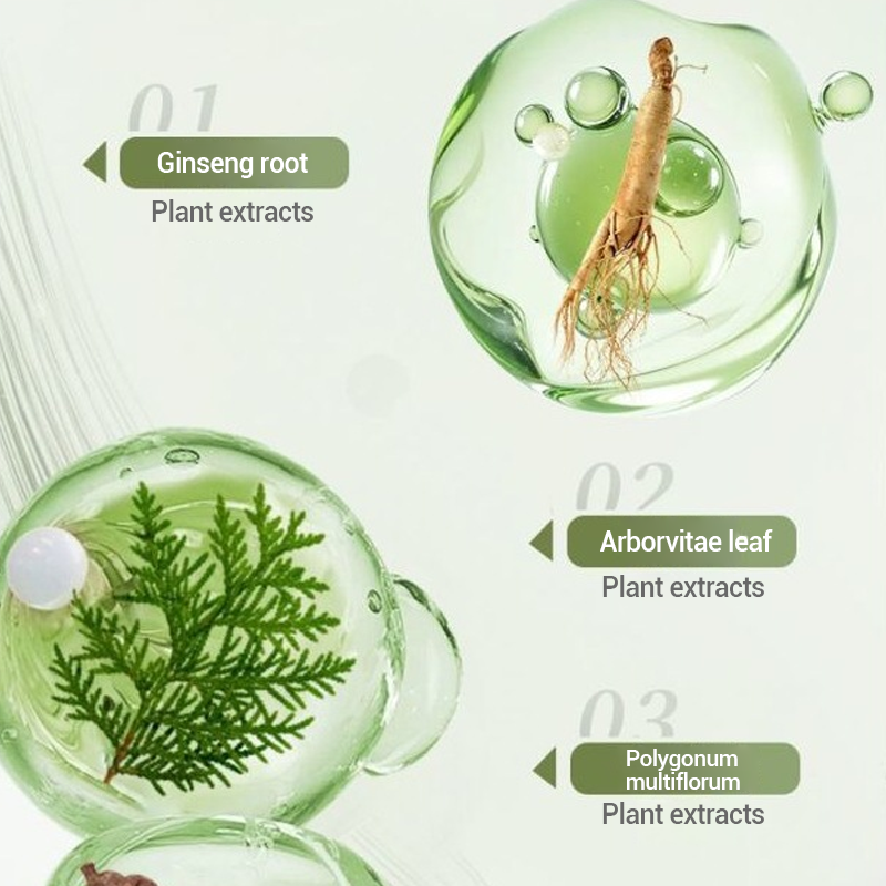 Crème colorante végétale pour cheveux à grande capacité