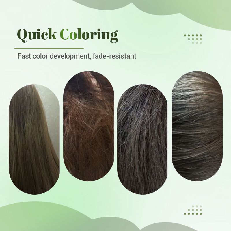 Crème colorante végétale pour cheveux à grande capacité