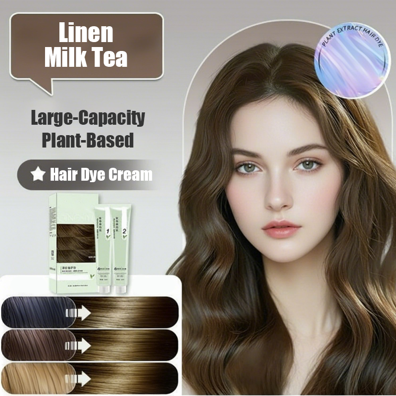 Crème colorante végétale pour cheveux à grande capacité