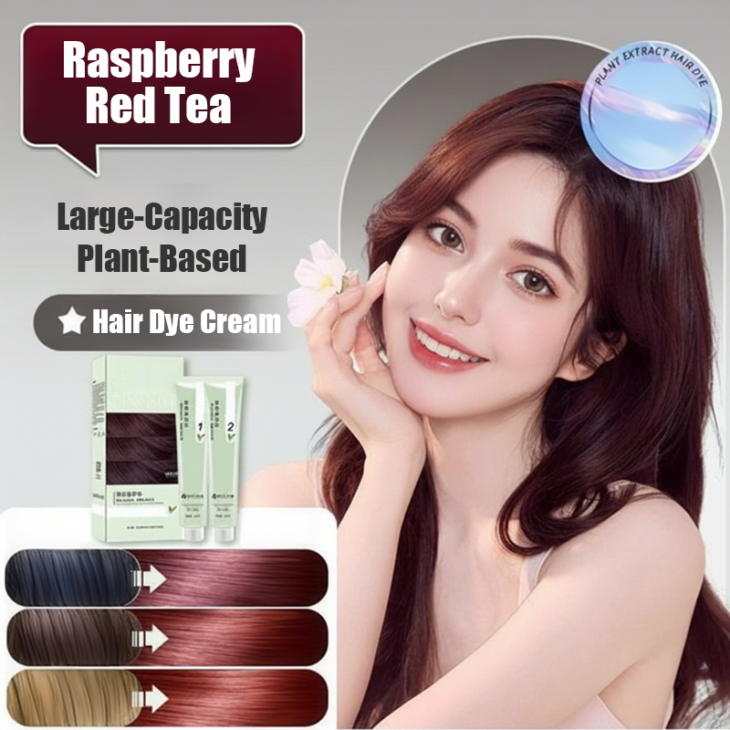 Crème colorante végétale pour cheveux à grande capacité