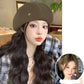 Béret vintage avec extension de cheveux naturels