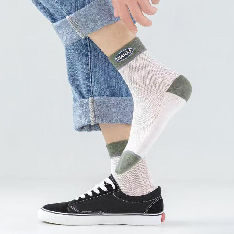 Chaussettes de sport respirantes en maille anti-odeurs