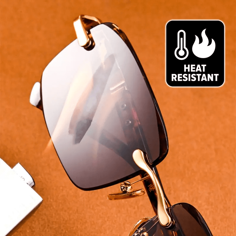 Lunettes de soleil avec verres en cristal naturel