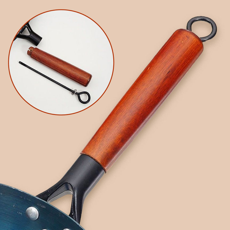 Cadeau pratique – Wok à sauter en fer antiadhésif à usage domestique