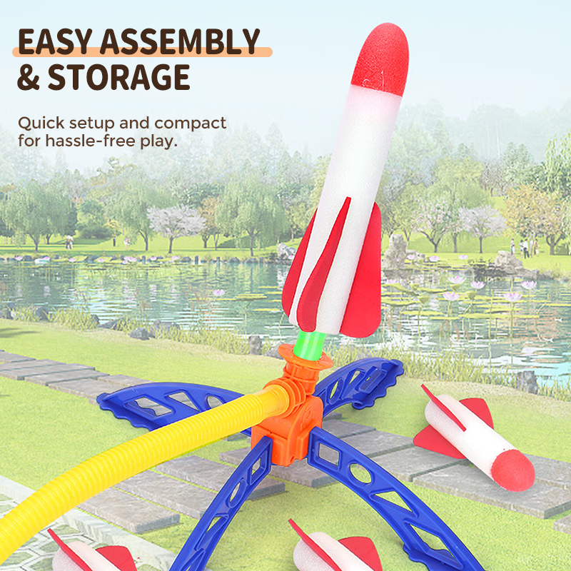 Lance-roquettes à LED pour enfants