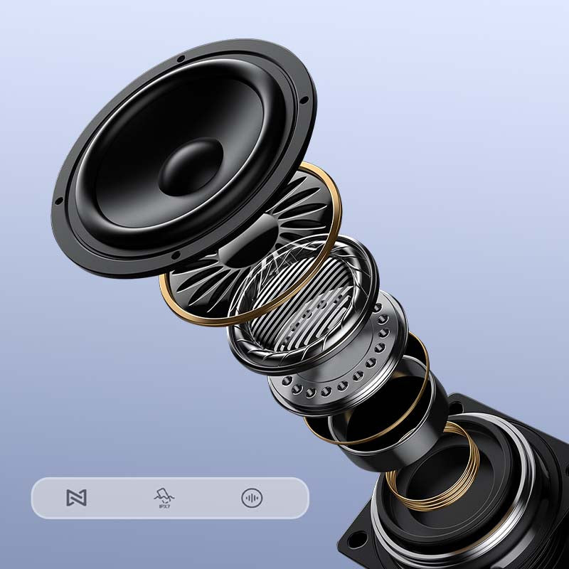 Enceinte Bluetooth portable 40 W avec éclairage RVB