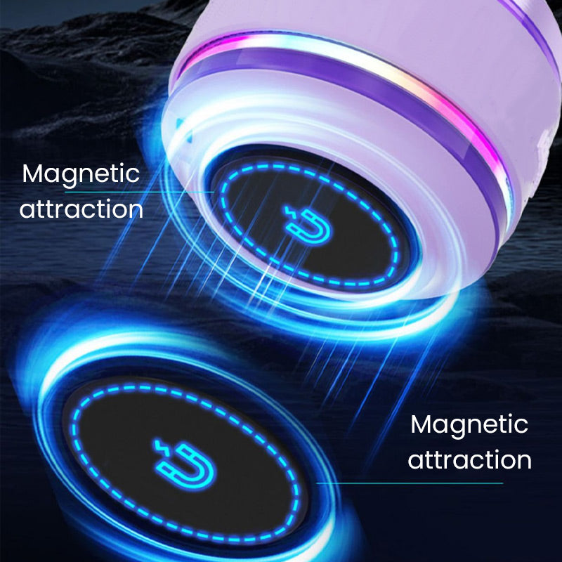 Haut-parleur Bluetooth portable à transmission osseuse magnétique